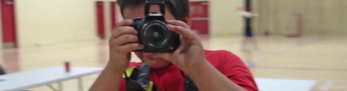 Tsawout First Nation youth videographer